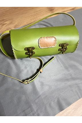 کیف دوشی سبز زنانه چرم خالص Best Leather bag - کد 437103069