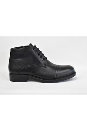 بوت / نیم بوت مشکی مردانه چرم خالص Lui Shoes - کد 437910161