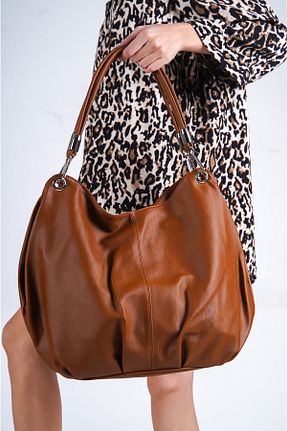 کیف دوشی قهوه ای زنانه چرم مصنوعی Solo Bag - کد 170427120