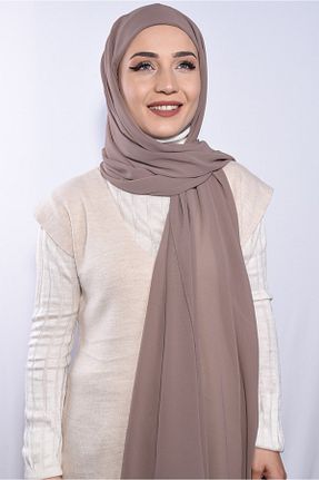 شال سرمه ای زنانه شیفون Ns nowascarf - کد 443766888