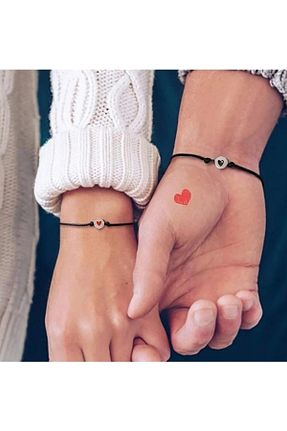 دستبند جواهر مشکی زنانه چرم TakıConcept - کد 443837918
