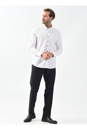 شلوار اسپرت سرمه ای مردانه پارچه SÜVARİ - کد 445158595