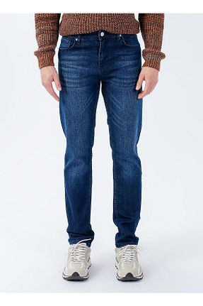 شلوار جین سرمه ای مردانه پاچه لوله تفنگی Aeropostale - کد 445159758