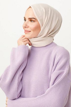 شال بژ زنانه پنبه ای VALORSCARF - کد 238842777