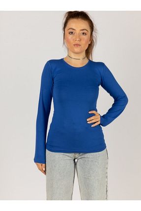 بادی آبی زنانه یقه دوچرخه Genel Markalar - کد 79488294