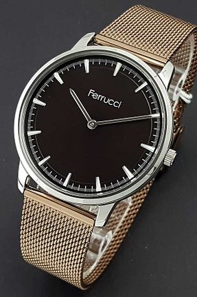 ساعت مچی سفید مردانه استل (فولاد) Ferrucci - کد 4530821