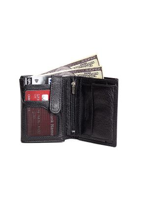 کیف پول مشکی مردانه ابعاد بزرگ Newish Polo - کد 44047224