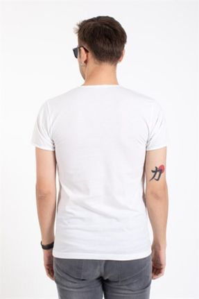 تی شرت سفید مردانه کد 371916231