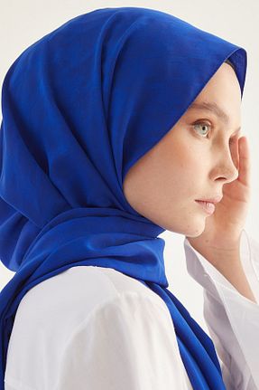 شال سرمه ای زنانه پنبه ای FRESCO SCARFS - کد 444206445