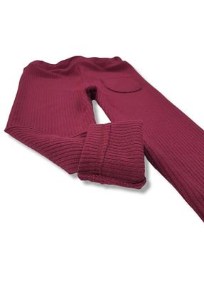 ساق شلواری زرشکی بچه گانه بافتنی BOBBY JR KİDSWEAR - کد 444231746