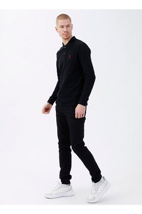 شلوار اسپرت مشکی مردانه بافتنی U.S. Polo Assn. - کد 445165382