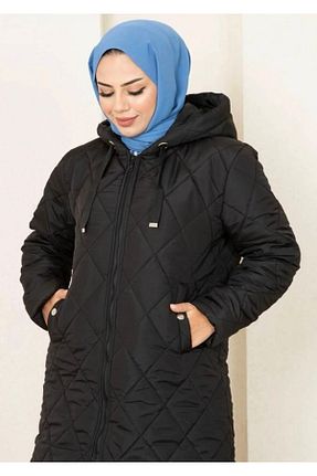 کاپشن مشکی زنانه رگولار YILMAZBARMAZ - کد 445553534