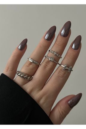 انگشتر جواهر زنانه پوشش لاکی کد 445655885