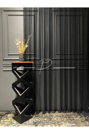 پرده توری مشکی ریل دار rendecioğlutekstil - کد 445691084