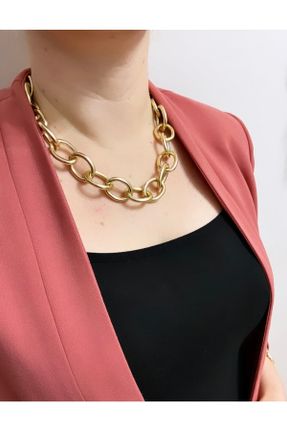 گردنبند جواهر طلائی زنانه کد 381396817