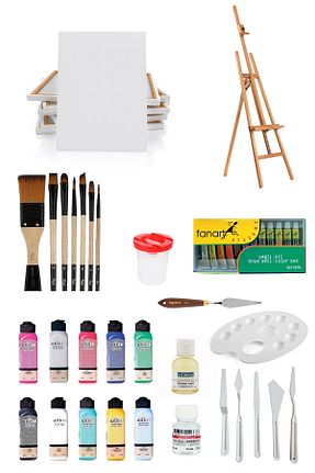 رنگ اکریلیک قرمز everart - کد 446222806