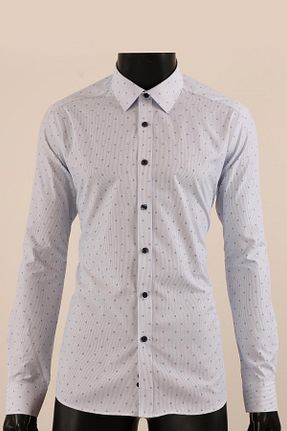 پیراهن سرمه ای مردانه اسلیم فیت PİSERRO - کد 445768860