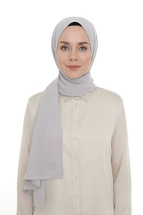 شال سرمه ای زنانه Medine İpeği Levidor - کد 446001630