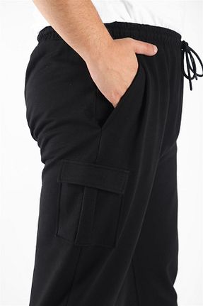 شلوار گرمکن سایز بزرگ مشکی مردانه سایز بزرگ MocGrande - کد 445568622