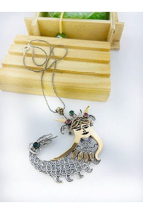 گردنبند نقره رنگی زنانه 925 عیار Midyat Artuklu Gümüşçülük - کد 445684721