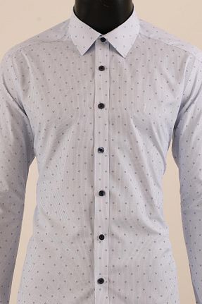 پیراهن سرمه ای مردانه اسلیم فیت PİSERRO - کد 445768860