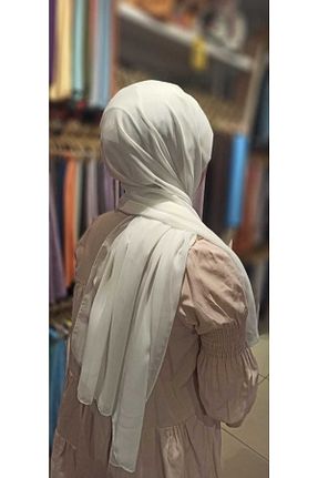 شال سفید زنانه شیفون Lady Bella - کد 446883592