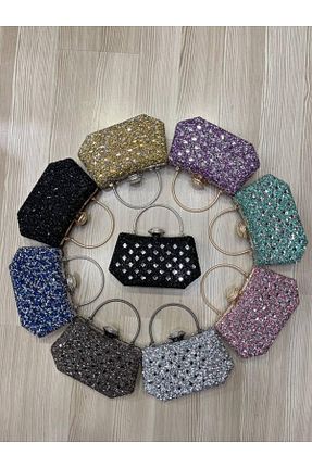 کیف مجلسی مشکی زنانه فلزی Pandora Bags - کد 447273596