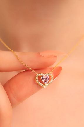 گردنبند نقره طلائی زنانه 925 عیار LINTERNA - کد 353472496