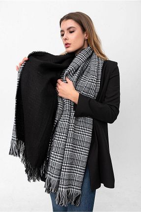 شال مشکی زنانه پلی استر Saria Moda - کد 448248886