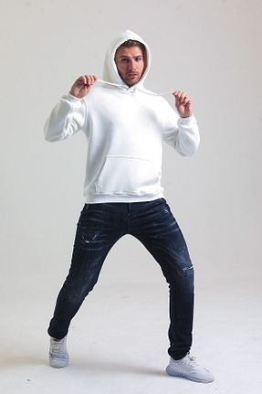 سوئیشرت سفید زنانه چاپی Welly Jones - کد 447847340