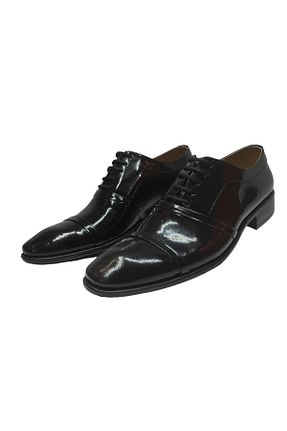 کفش کلاسیک مشکی مردانه چرم خالص EFE SHOES - کد 448076953