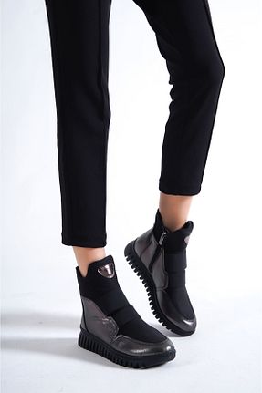 بوت / نیم بوت متالیک زنانه چرم مصنوعی sedose shoes accessories - کد 448248101