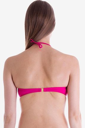 بالاتنه بیکینی صورتی زنانه ساده AYYILDIZ - کد 512612