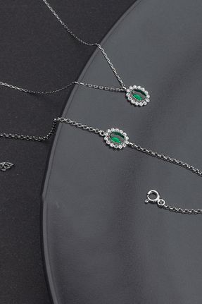 ست نقره سفید زنانه زیرکن LINTERNA - کد 263637451