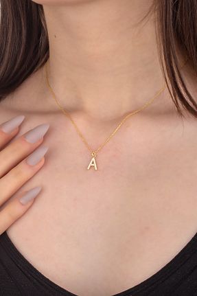 گردنبند نقره طلائی زنانه 925 عیار Miavi Silver - کد 280932095