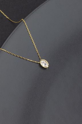 گردنبند نقره طلائی زنانه 925 عیار LINTERNA - کد 163924207