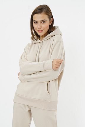 سوئیشرت طوسی زنانه ساده Eoselio - کد 79602698