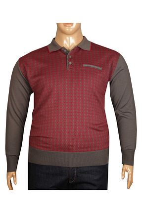 پلیور سایز بزرگ قرمز مردانه Kazak FaLa Jeans - کد 79861400
