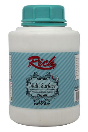 رنگ اکریلیک سفید Rich - کد 37567162