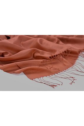 شال نارنجی زنانه پنبه پلی استر KROREN - کد 153285297