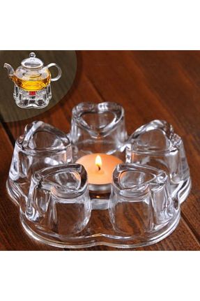 شمعدان و شمع گیر طلائی شیشه morponi - کد 80342867