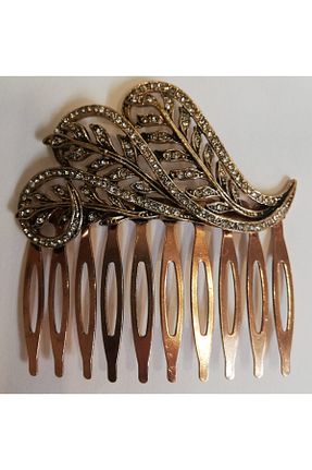 گیره سر طلائی زنانه Aşina Gümüş - کد 449677007