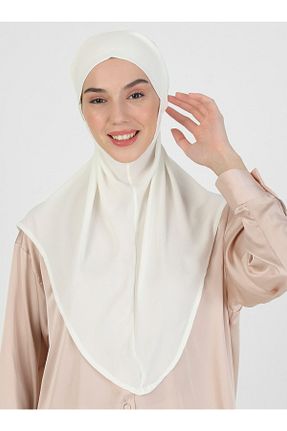 شال بژ زنانه کرپ Ecardin - کد 449586089