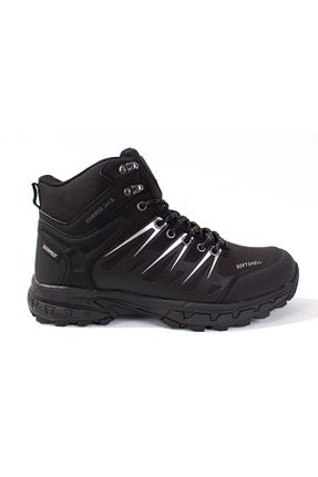 بوت مشکی مردانه چرم مصنوعی پاشنه ساده پاشنه کوتاه ( 4 - 1 cm ) Gore-Tex کد 449631386