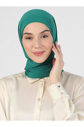 شال سبز زنانه شیفون Ecardin - کد 450359552