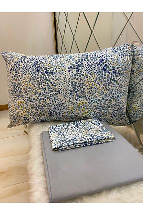ست ملحفه دونفره آبی پنبه ای Özcan Ev Tekstil - کد 450365812
