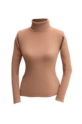 پلیور حجاب قهوه ای زنانه اکریلیک moda zeynaa - کد 450398899