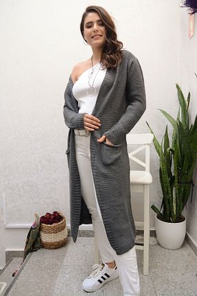 رویه طوسی زنانه پشمی AVORWE - کد 450499569