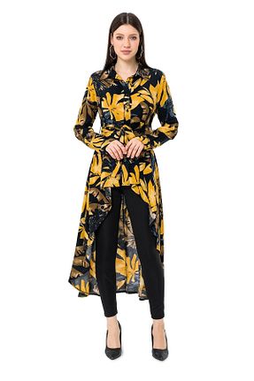 پیراهن زرد زنانه رگولار DISENTIS MODEST - کد 450552393