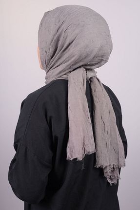 روسری رنگی پنبه ای nur aksesuar - کد 450607447